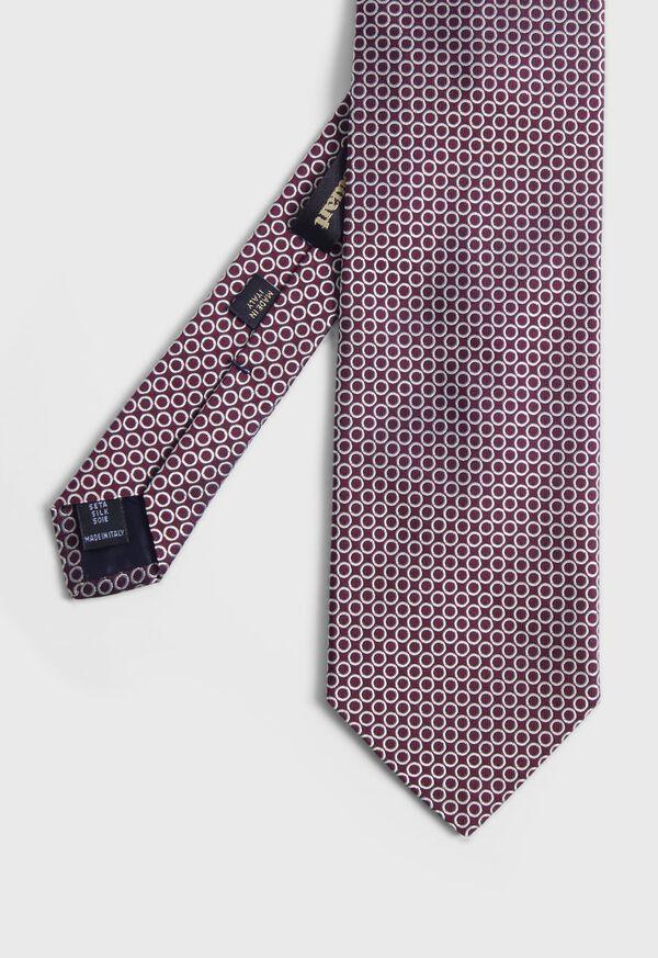 paul stuart Silk Jacquard Deco Rings Tie