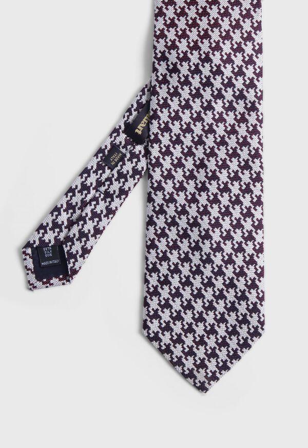 paul stuart Silk Jacquard Houndstooth Tie