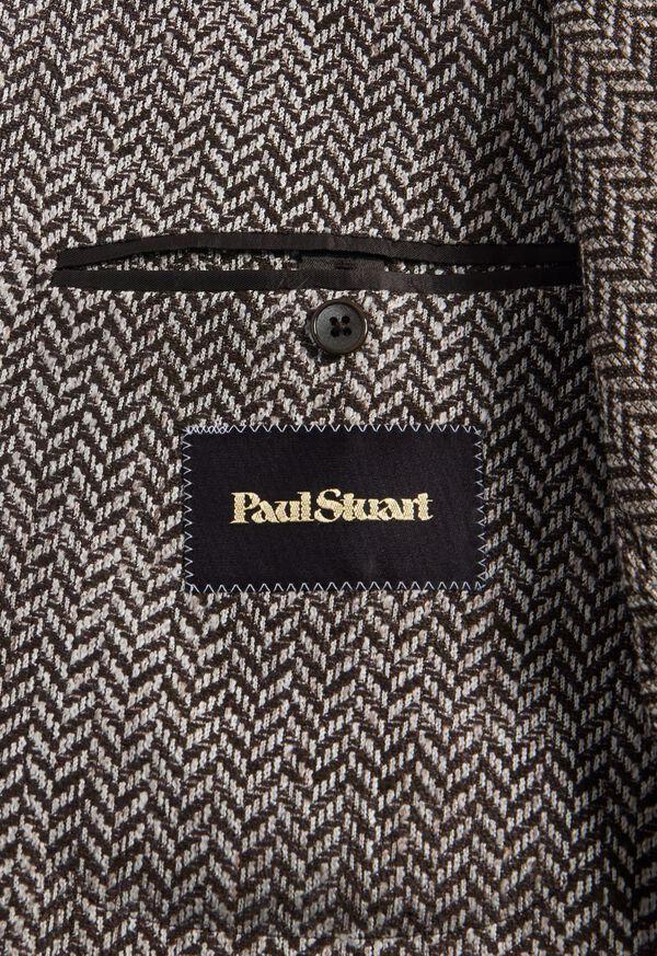 Paul Stuart Silk & Linen Herringbone Jacket
