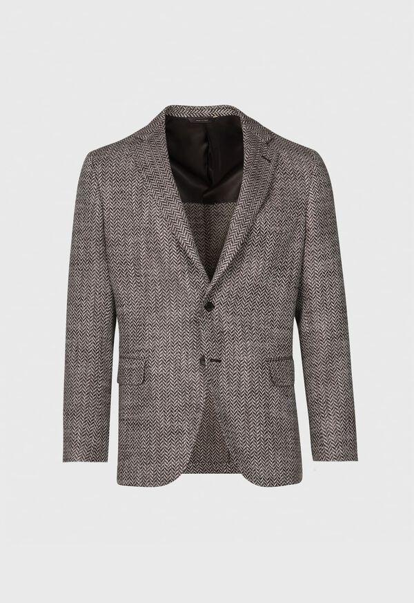 paul stuart Silk & Linen Herringbone Jacket