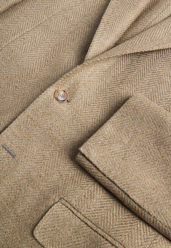 Paul Stuart Silk & Linen Herringbone Jacket