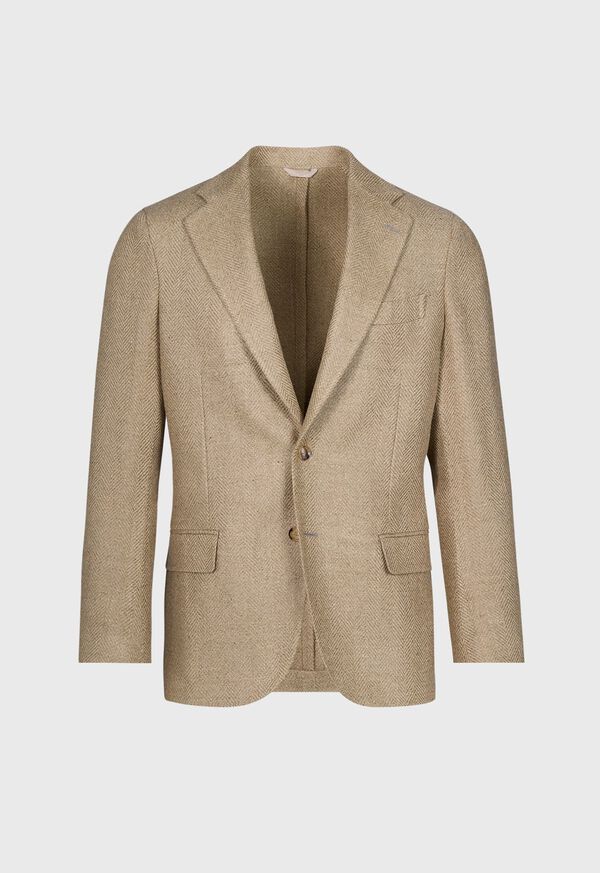 paul stuart Silk & Linen Herringbone Jacket