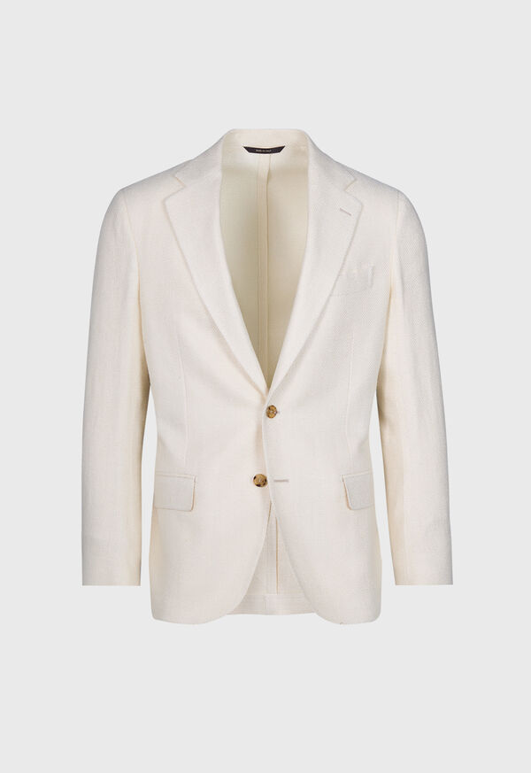 paul stuart Silk & Linen Herringbone Jacket