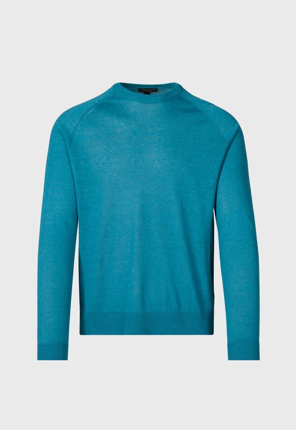 paul stuart Silk & Linen Raglan Sweater