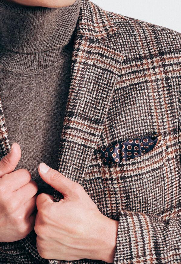 Paul Stuart Silk Medallion Paisley Pocket Square