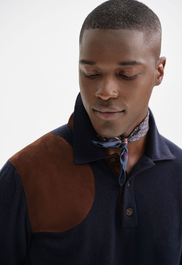 Paul Stuart Silk Medallion Paisley Pocket Square