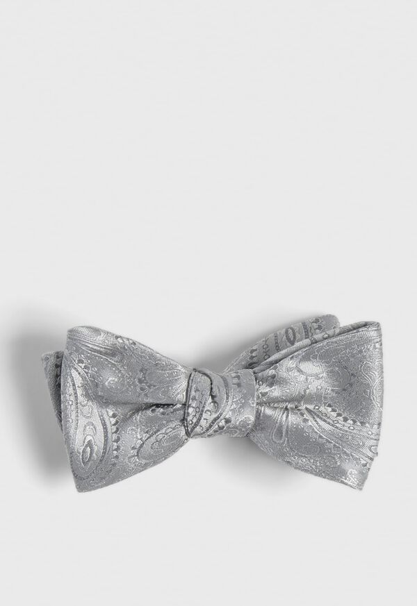 paul stuart Silk Paisley Jacquard Bow Tie
