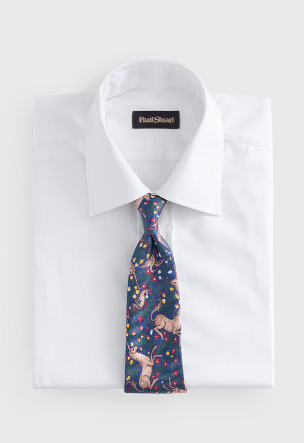 Paul Stuart Silk Print Tie