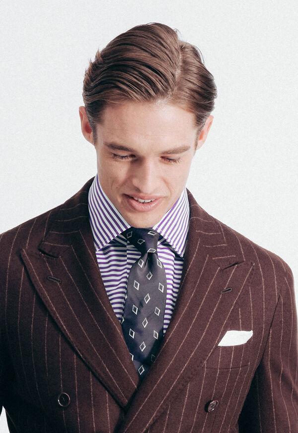 Paul Stuart Silk Woven Deco Tie