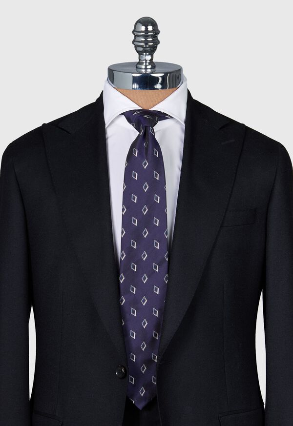 Paul Stuart Silk Woven Deco Tie