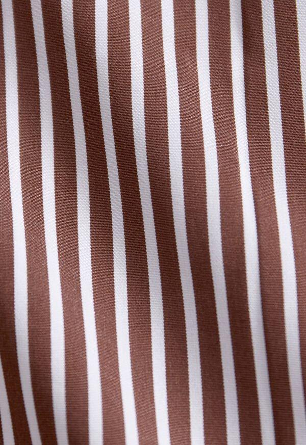 Paul Stuart Silky Cotton Stripe Sport Shirt