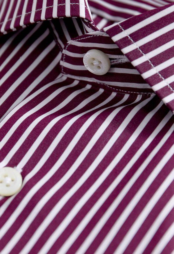 Paul Stuart Silky Cotton Stripe Sport Shirt