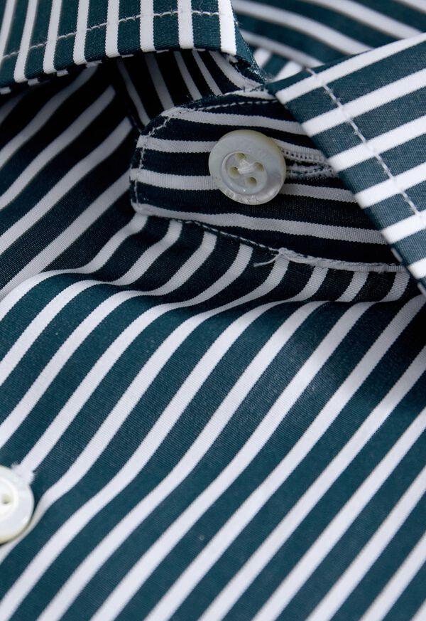 Paul Stuart Silky Cotton Stripe Sport Shirt
