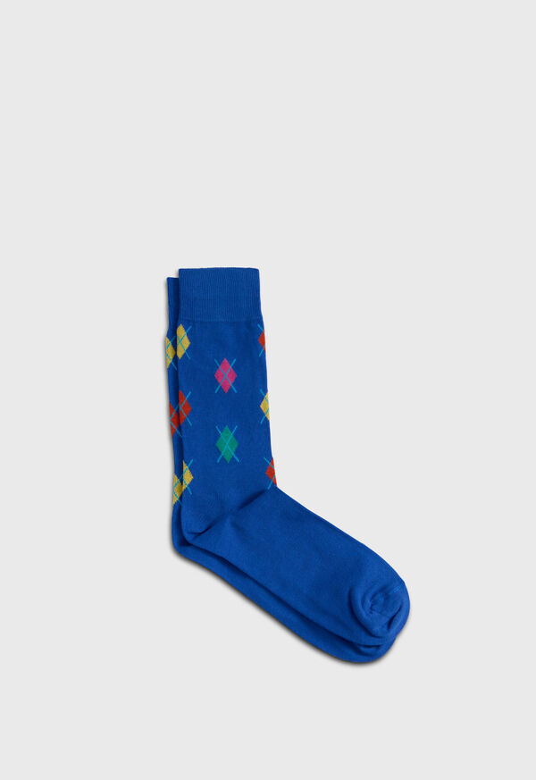 paul stuart Small Argyle Motif Sock