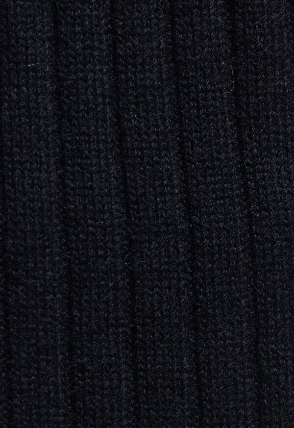 Paul Stuart Solid Color Ribbed Sock