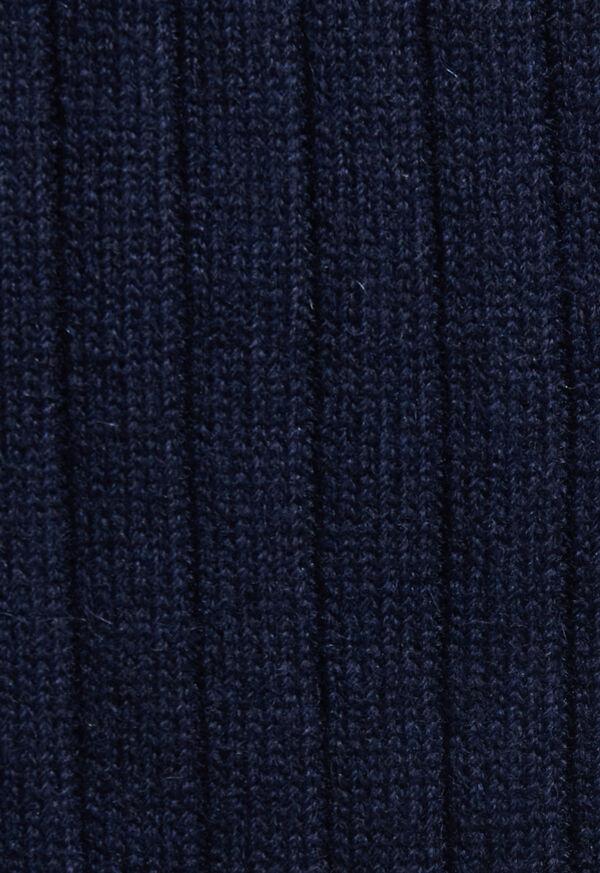 Paul Stuart Solid Color Ribbed Sock