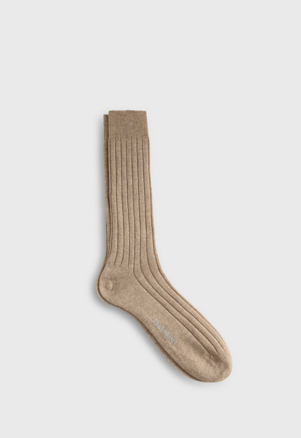 paul stuart Solid Color Ribbed Sock