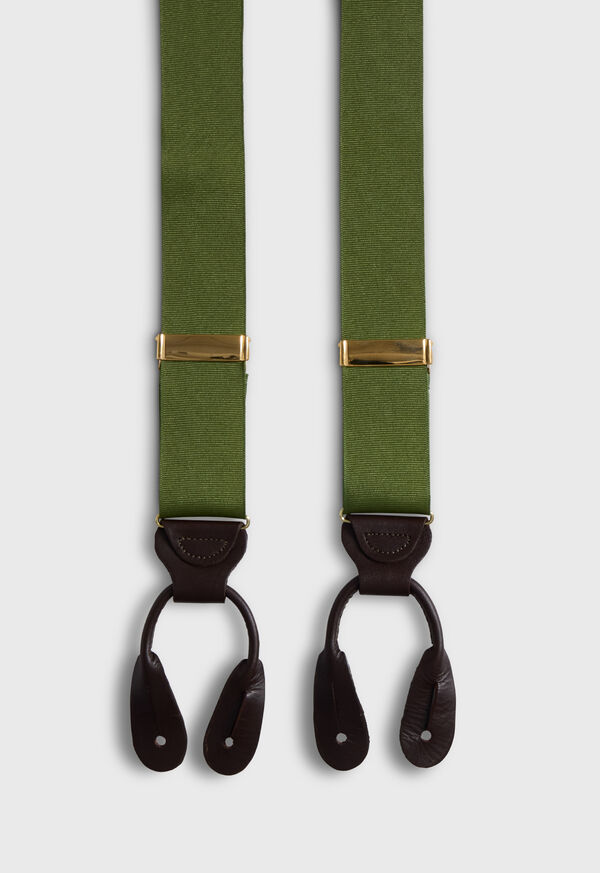 Paul Stuart Solid Grosgrain Suspenders