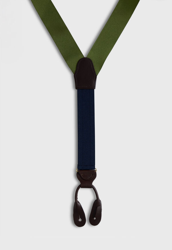 Paul Stuart Solid Grosgrain Suspenders