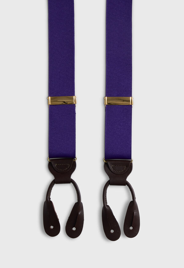 Paul Stuart Solid Grosgrain Suspenders