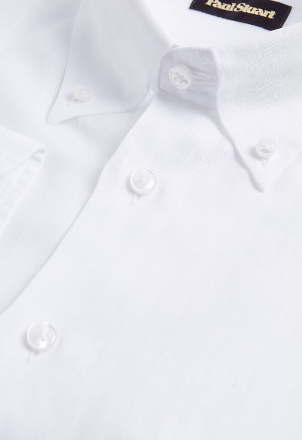 Paul Stuart Solid Linen Sport Shirt