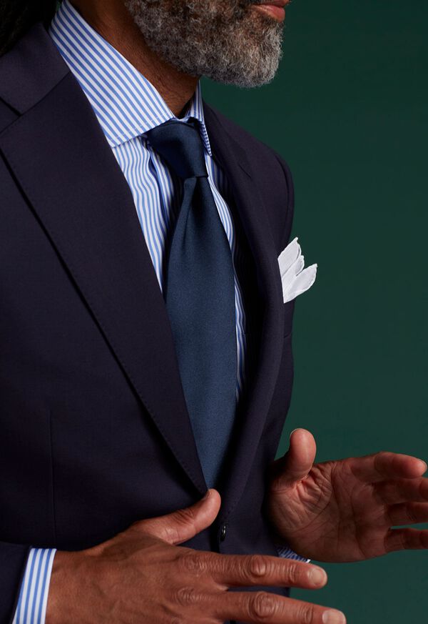 Paul Stuart Solid Silk Tie