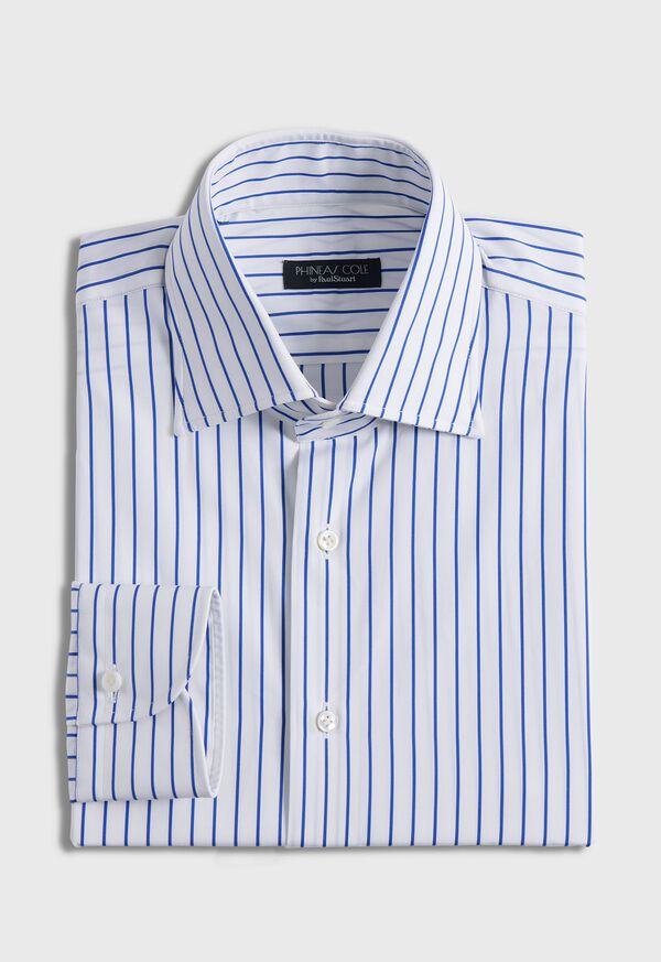 paul stuart Stripe Cotton Dress Shirt