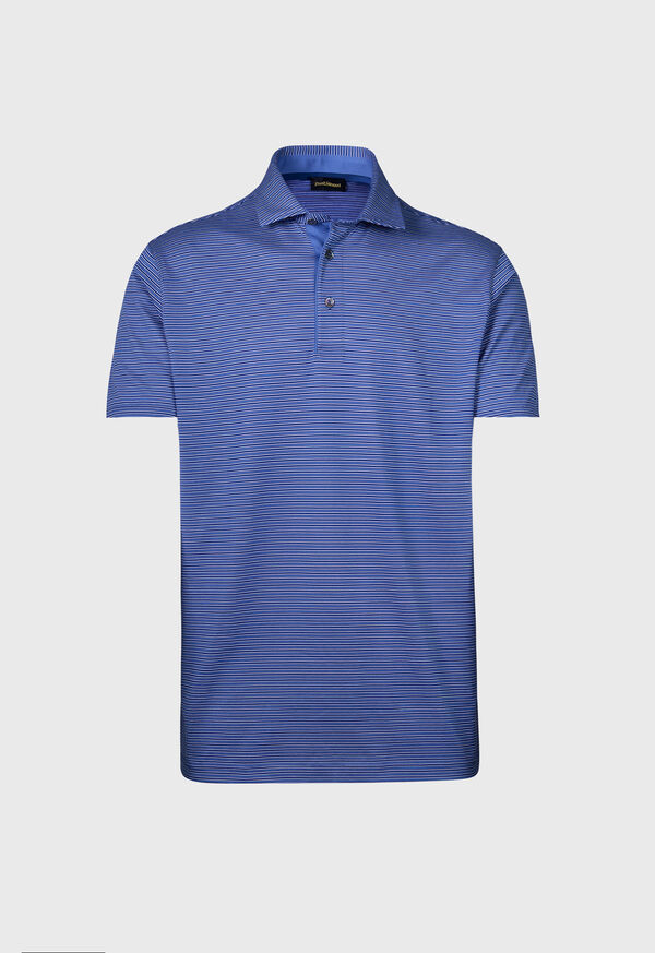 paul stuart Stripe Performance Polo
