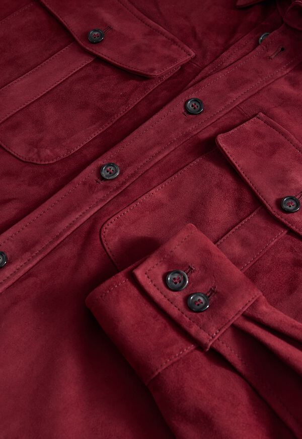 Paul Stuart Suede Shirt Jacket