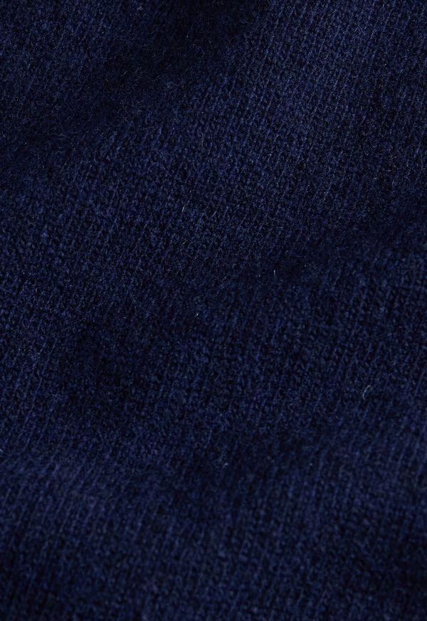 Paul Stuart Suede Trim Quarter Zip Pullover