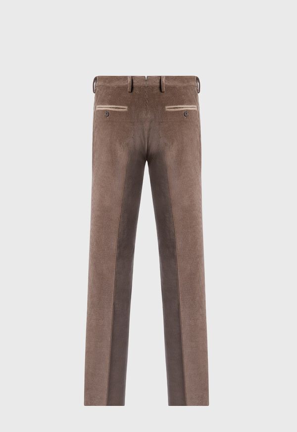 Paul Stuart Suede Trimmed Corduroy Trouser