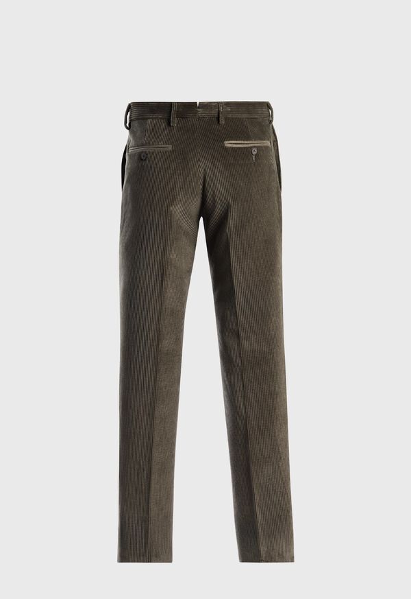 Paul Stuart Suede Trimmed Corduroy Trouser