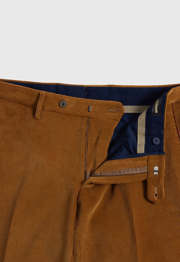 Paul Stuart Suede Trimmed Corduroy Trouser