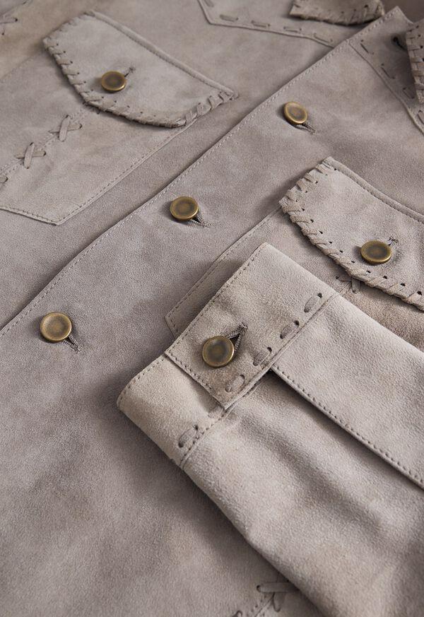 Paul Stuart Suede Whipstitch Jacket