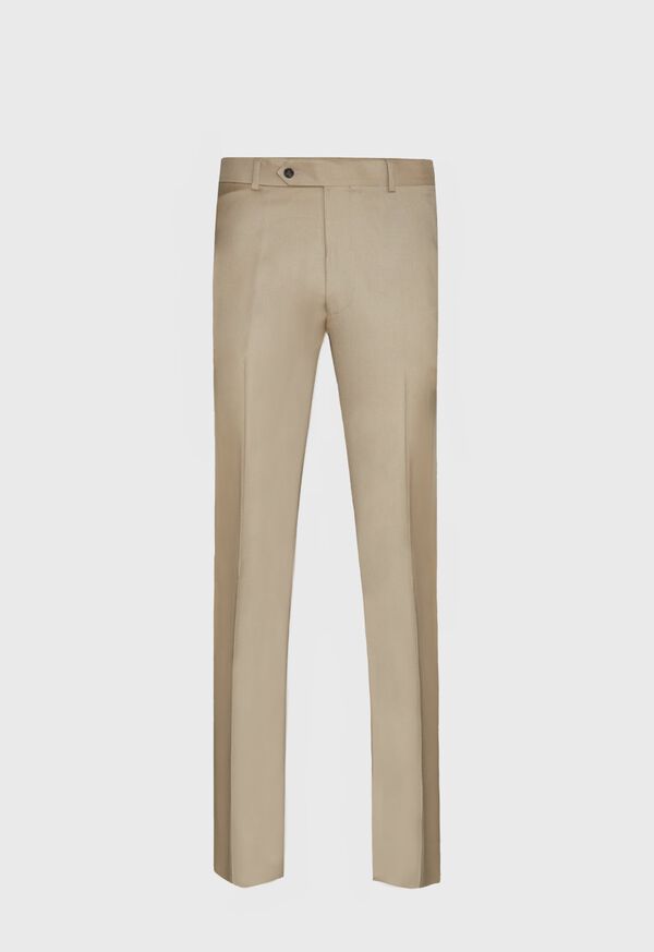 paul stuart Super 110s Wool Tan Trouser