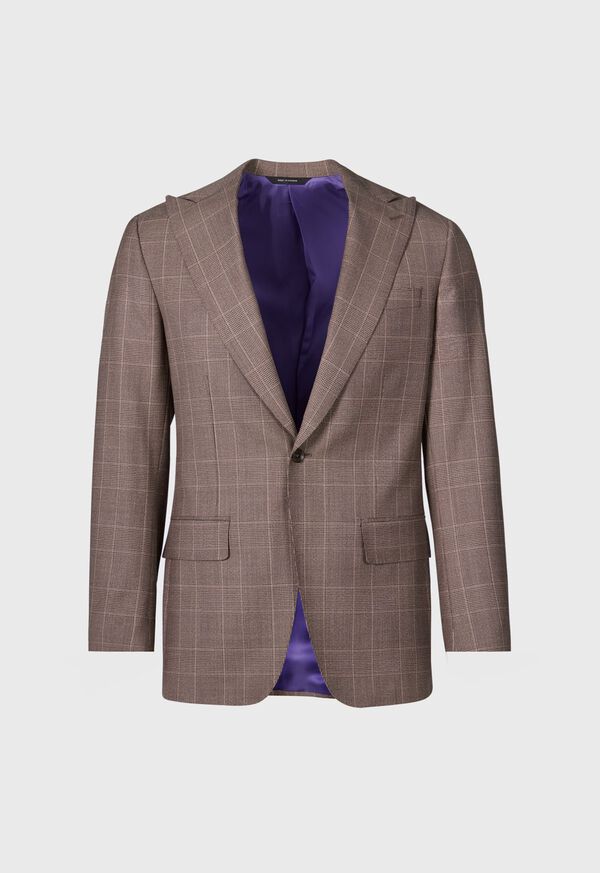 Paul Stuart Super 120s Wool Plaid Colman Suit