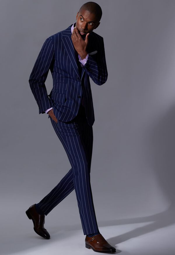 Paul Stuart Super 130s Stripe Suit
