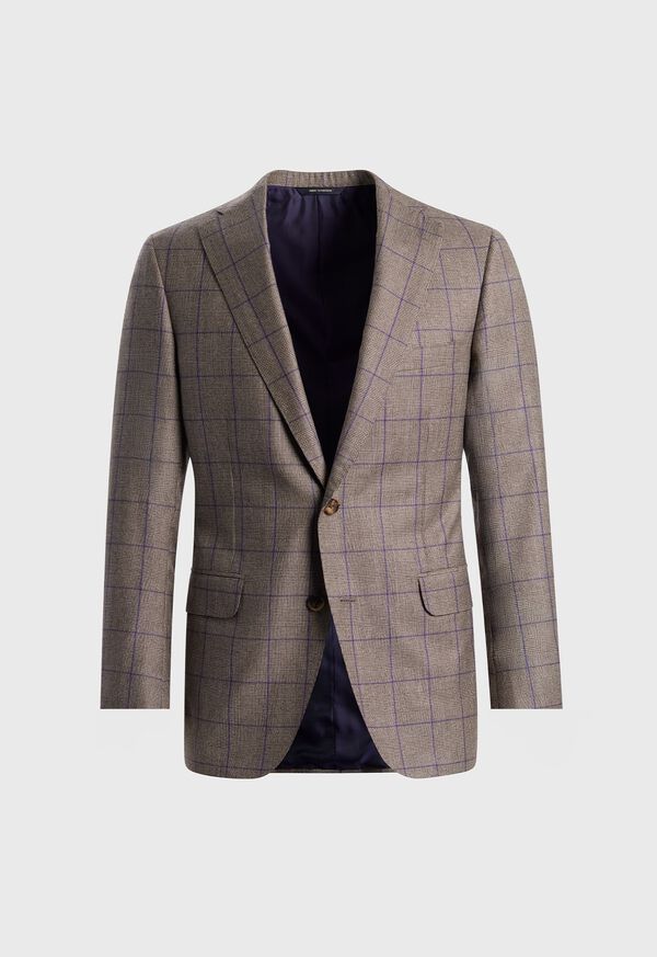 Paul Stuart Super 130s Wool Deco Plaid Suit