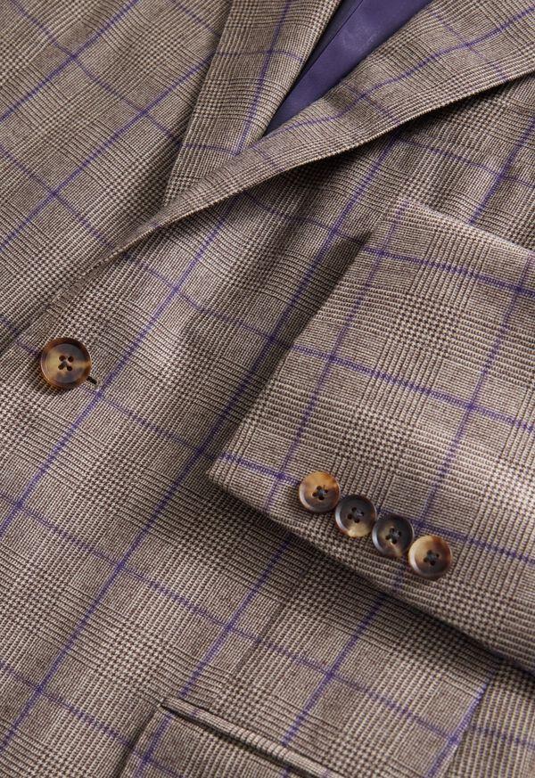Paul Stuart Super 130s Wool Deco Plaid Suit