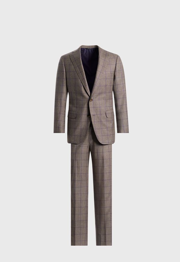 paul stuart Super 130s Wool Deco Plaid Suit