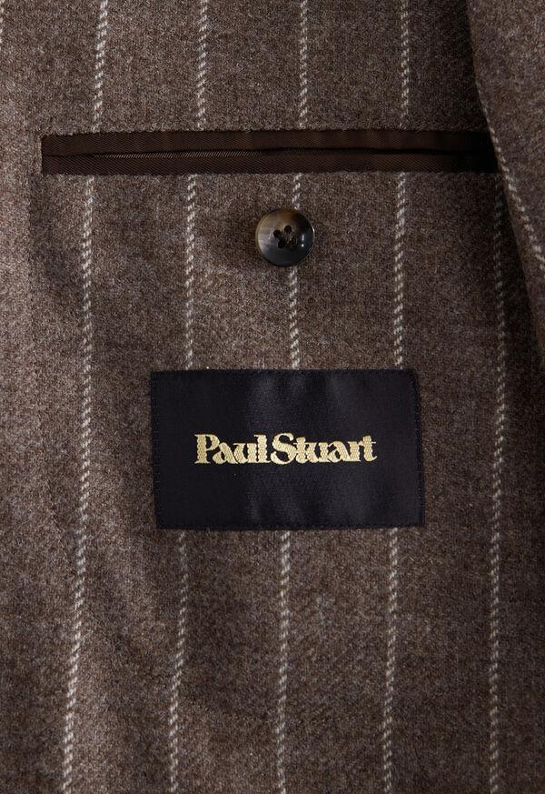 Paul Stuart Taupe Chalk Stripe Jacket