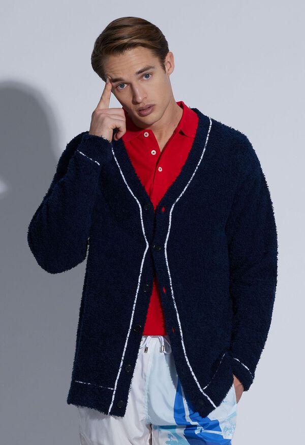 Paul Stuart Terry Cloth Cardigan