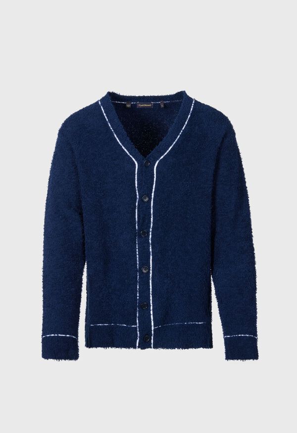 paul stuart Terry Cloth Cardigan