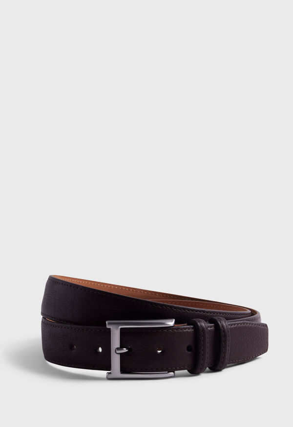 Paul Stuart Textured Bison Belt