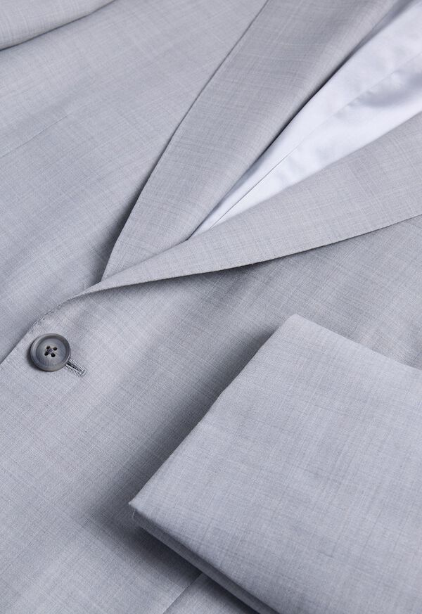 Paul Stuart Textured Solid Wool Suit