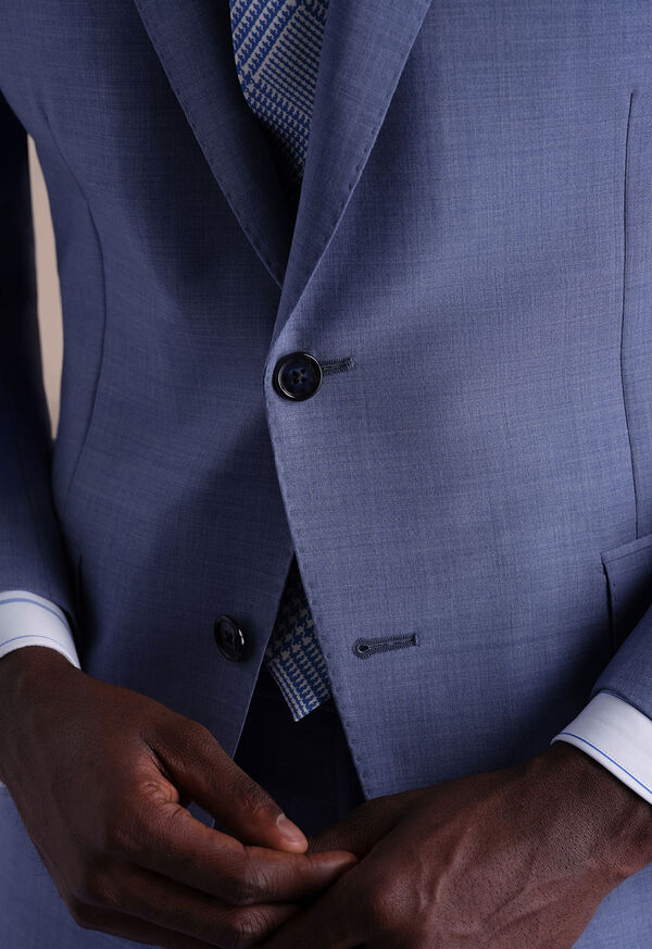 Paul Stuart Textured Solid Wool Suit