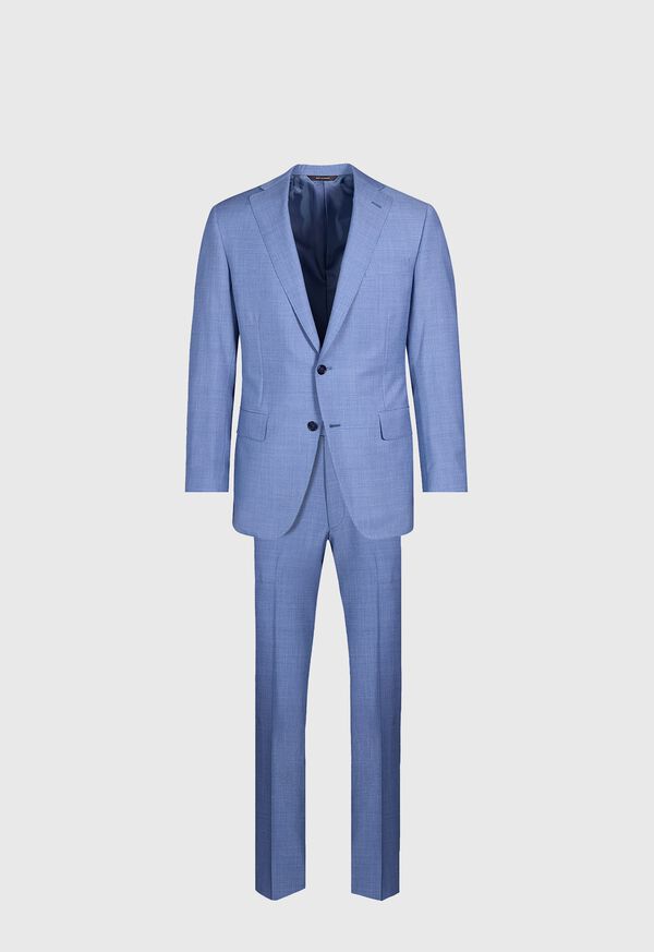 paul stuart Textured Solid Wool Suit