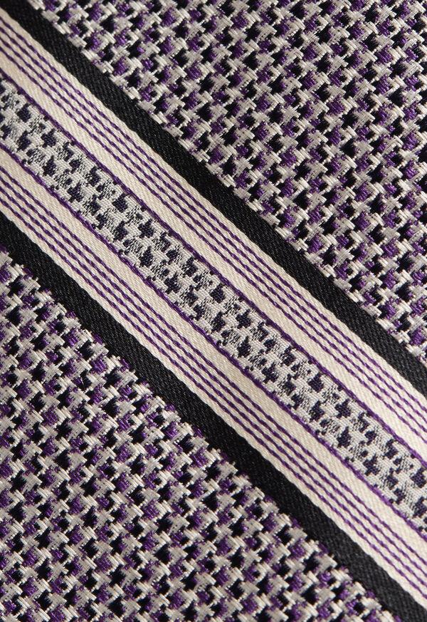 Paul Stuart Textured Stripe Woven Silk Tie