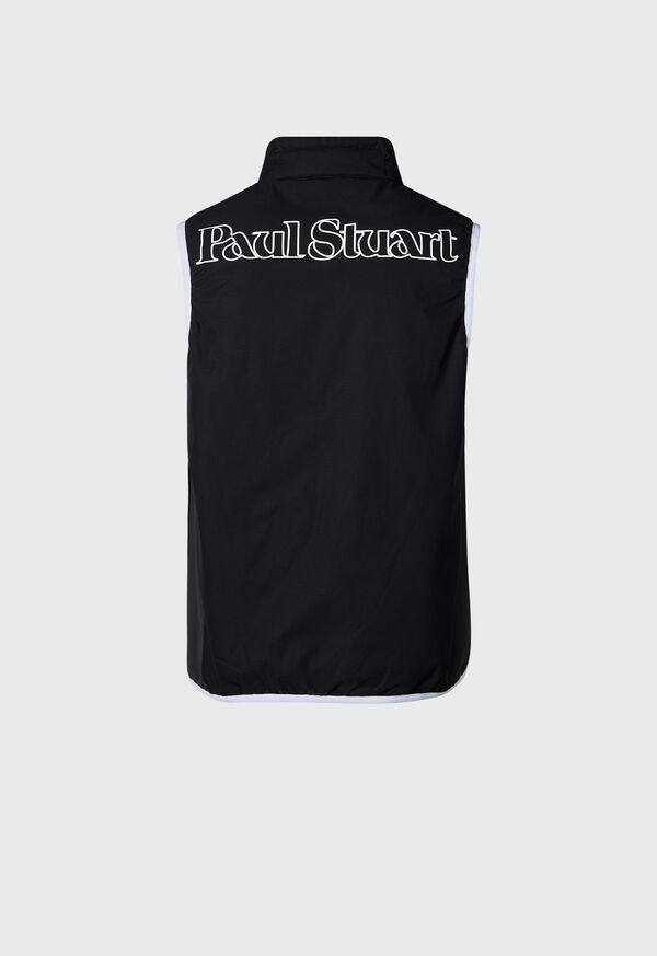 Paul Stuart Tonal Parquet Logo Vest