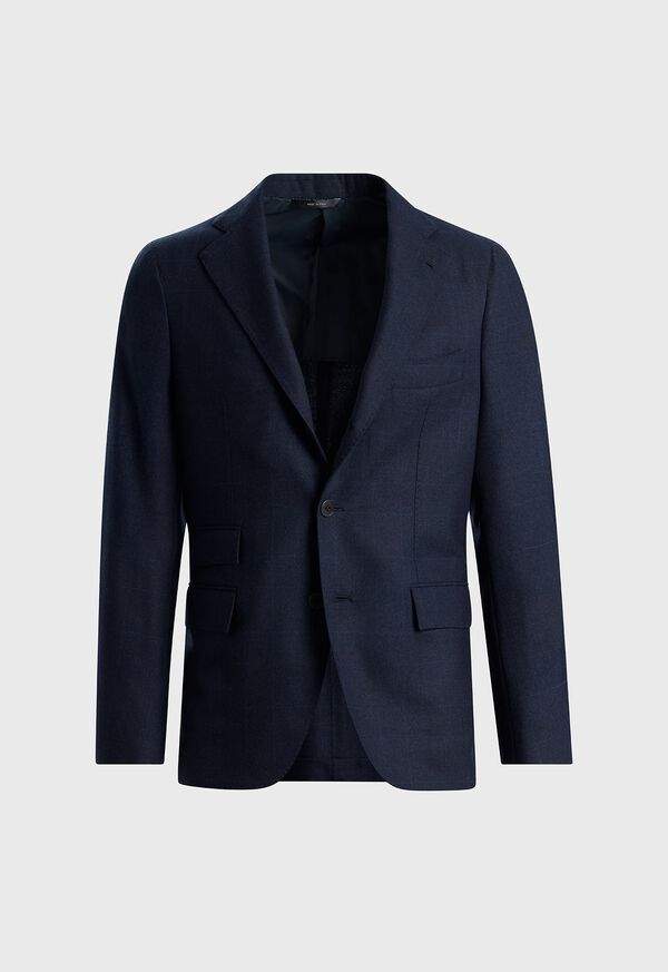 Paul Stuart Tonal Plaid Three-Button Wool Suit